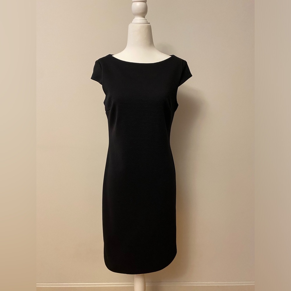 Black knee length dress